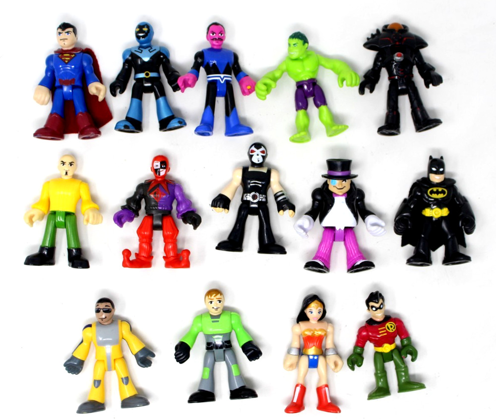 14X Fisher- Price Imaginext DC Comics lot of figurines Batman, Superman